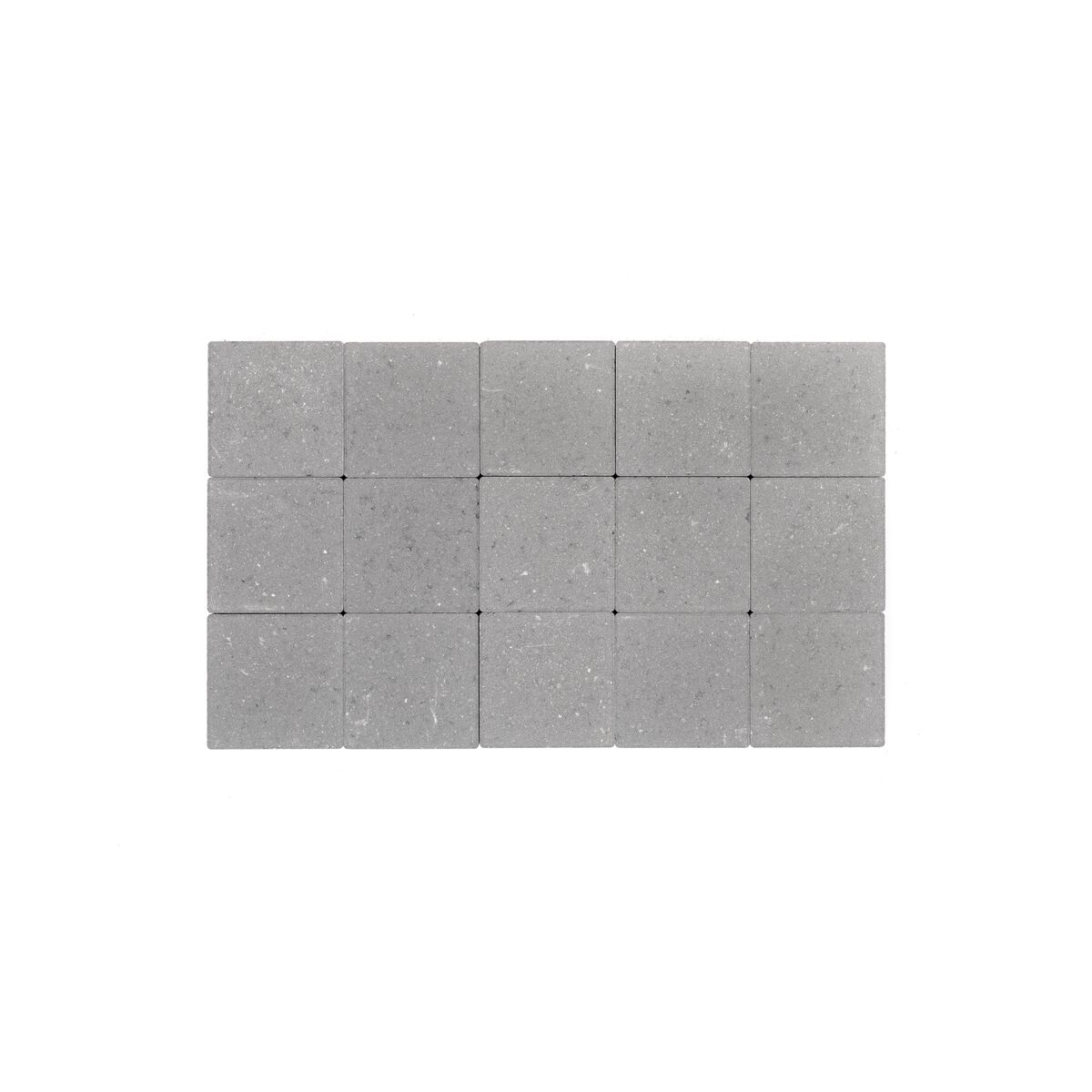 Non tambouriné sans chanf. 15 x 15 x 6 - Gris