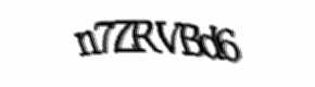 Security check image, please type the characters shown