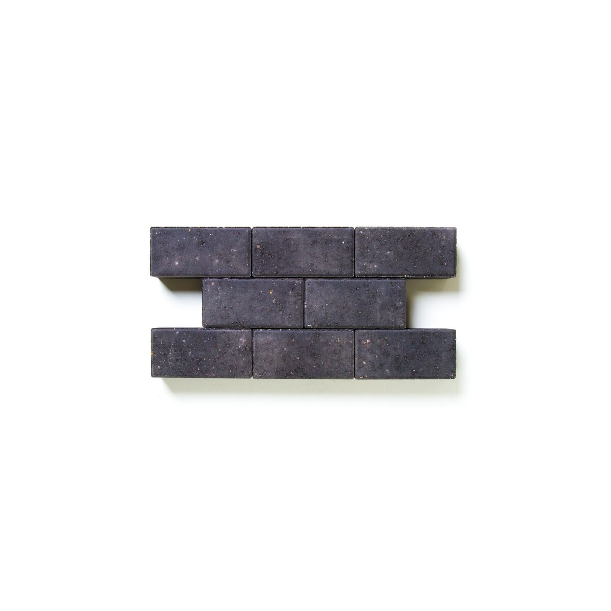 Rechthoekige betonstraatstenen 22 x 11 x 7 - Zwart